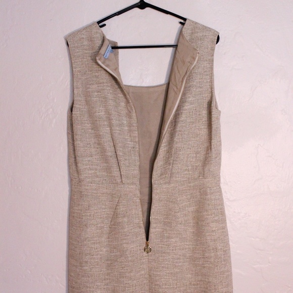 Antonio Melani light brown gold cocktail dress - Picture 6 of 6